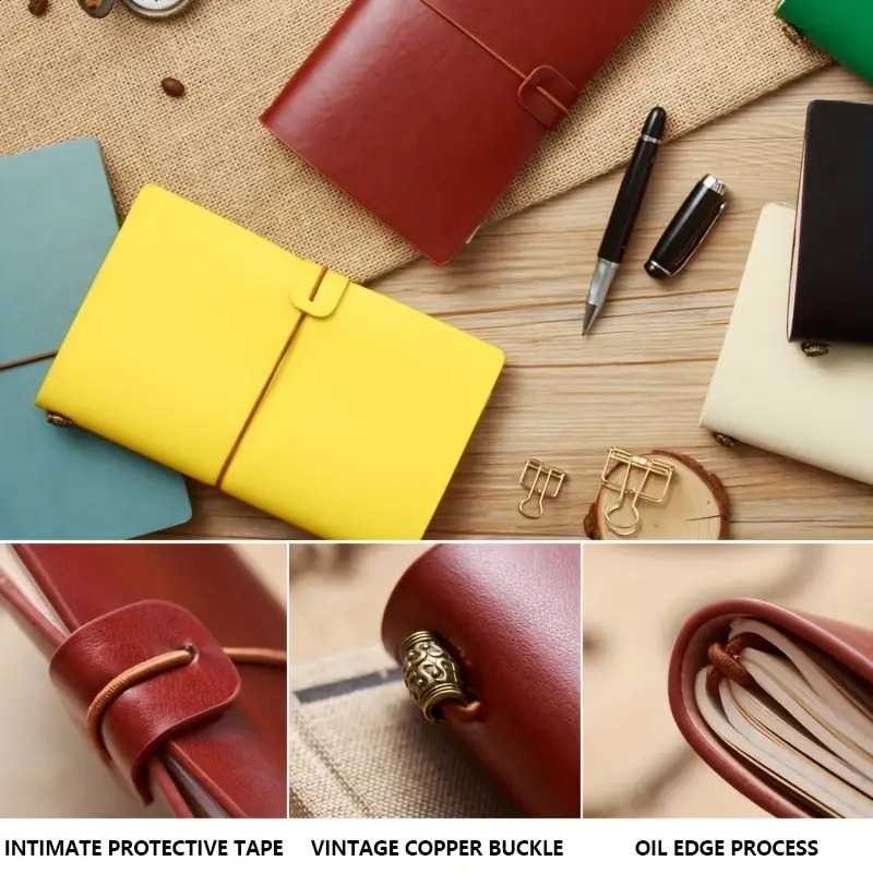 

Primal HANDNOTE Buku Catatan Notebook Diary Cover Kulit Vintage A6 - WTN101-L