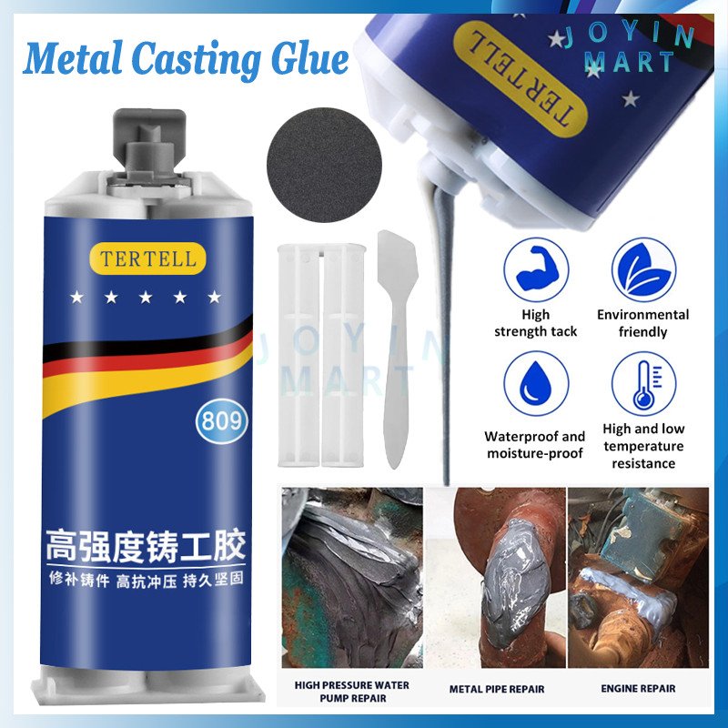 Metal Casting Glue/Lem AB Besi Super Kuat Tahan Panas/Lem Metal Radiator Anti Bocor