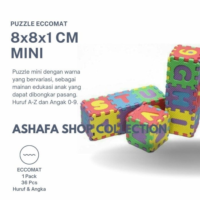 Mainan Edukasi Anak Puzzle Abjad ABC dan Angka