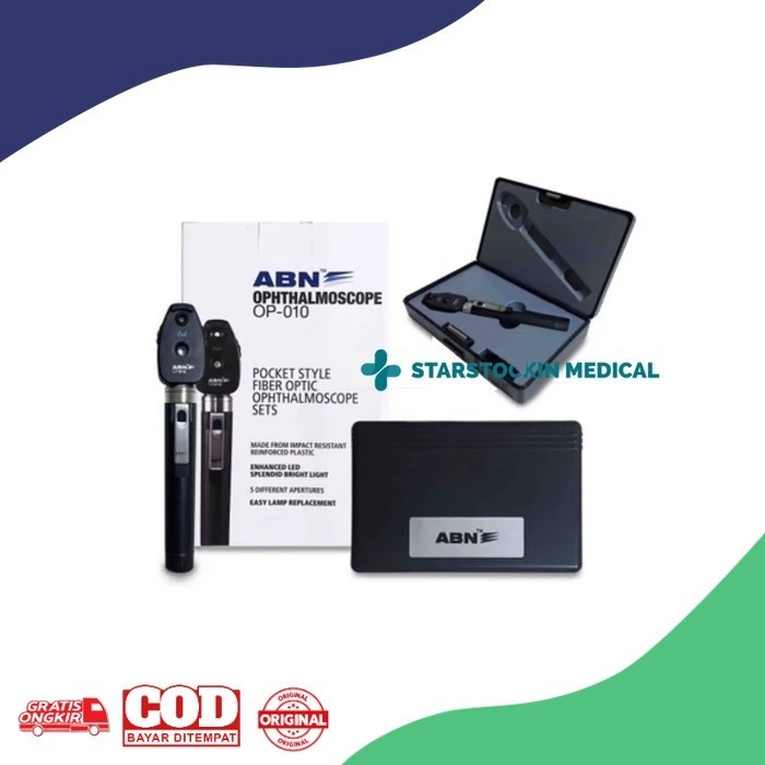 Ophthalmoscope ABN OP 010 Oftalmoskop Fiber Optic
