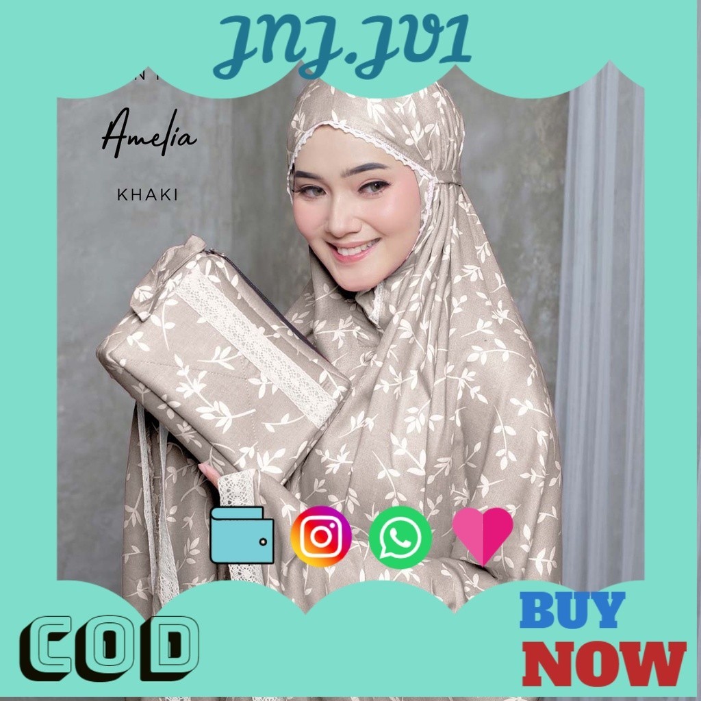 5.5 BIG SALE MUKENA BALI TASIK - MUKENA RENDA RAYON DEWASA MOTIF AMELIA