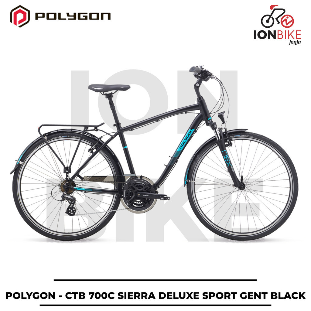 Sepeda Citybike Polygon Sierra Deluxe Sport Gent 700c City Bike Urban Terbaru Murah Bule Klasik 700 