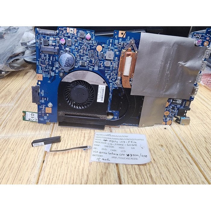 ACER ASPIRE VN7-571 VN7-571G Laptop Motherboard Ci7-5500U GTX 950M