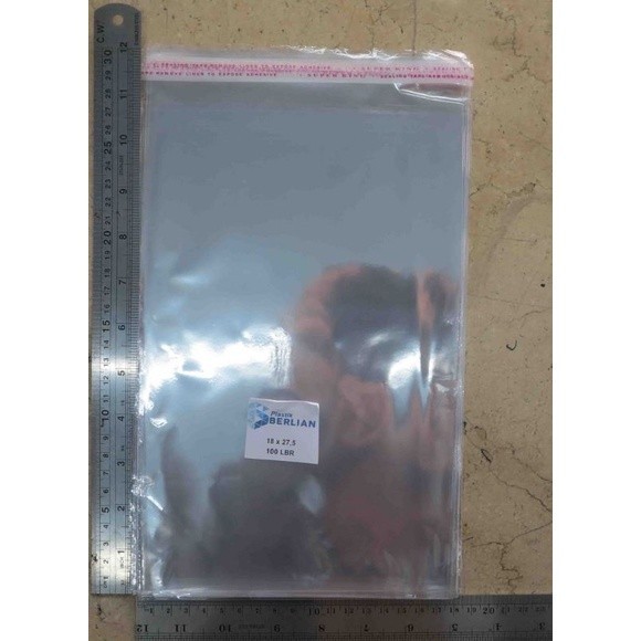 

PLASTIK OPP BENING 12 X 21,5 SEAL /LEM 100 LEMBAR