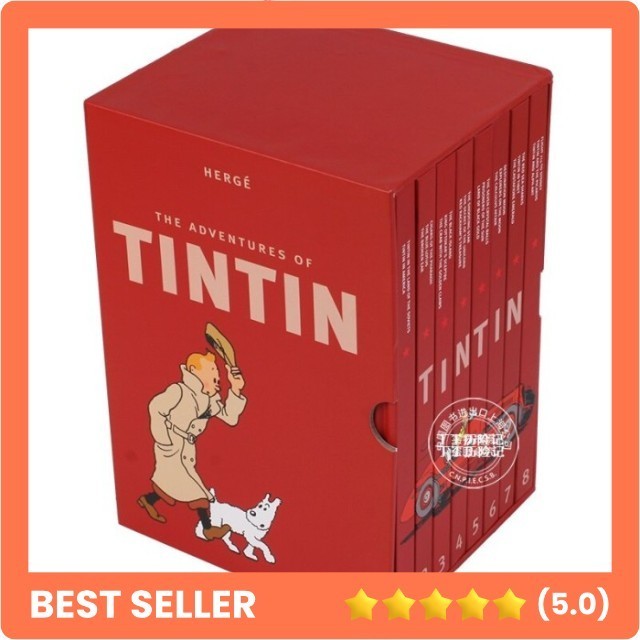 

The Adventures of Tintin 8 buku gift box ( BOX SET )
