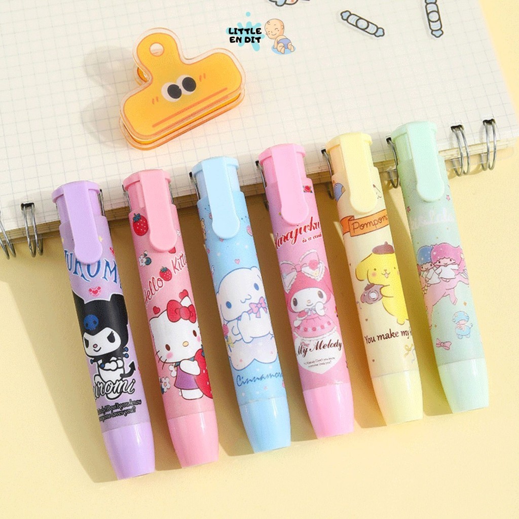 

Poohstation ATK35 Penghapus mekanik Sanrio/ Penghapus pensil / Mechanical Eraser/ Penghapus Anak Sekolah