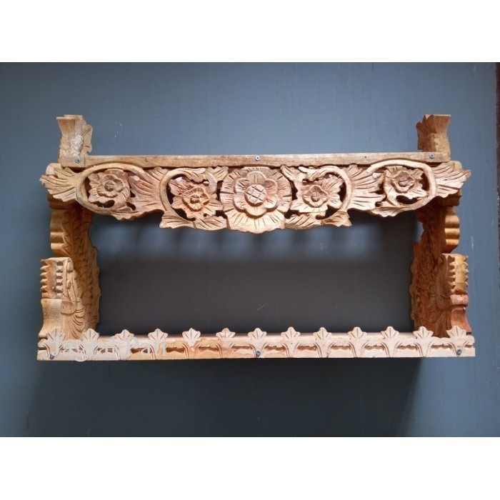 Jagrak tempel dinding ukir naga KJM1122