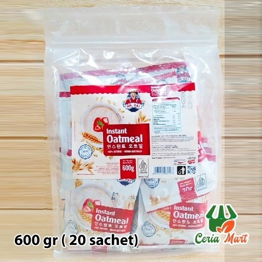 

Mr Oat Minuman Sereal Instan Oatmeal Cereal 600 gr isi 20 Sachet