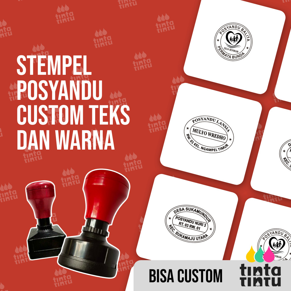 

Stempel Posyandu Custom Teks dan Warna