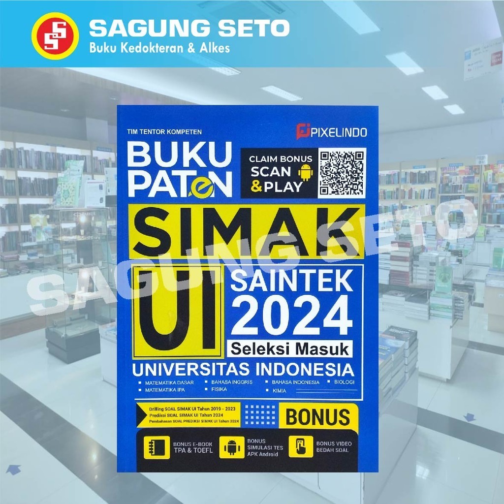 BUKU PATEN SIMAK UI SAINTEK 2024