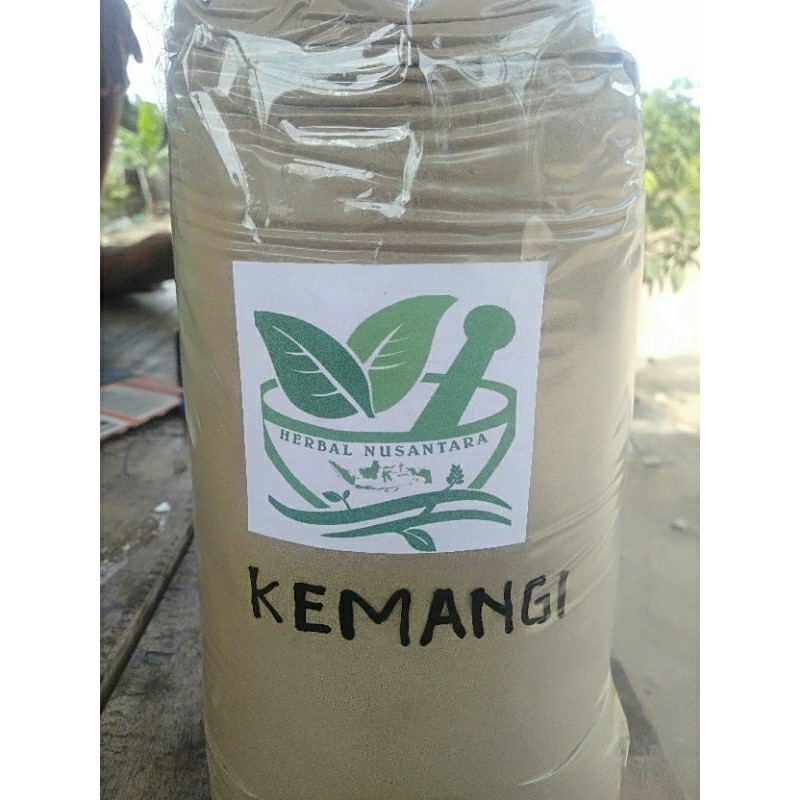 

Bubuk daun kemangi asli murni alami herbal nusantara 1 kg