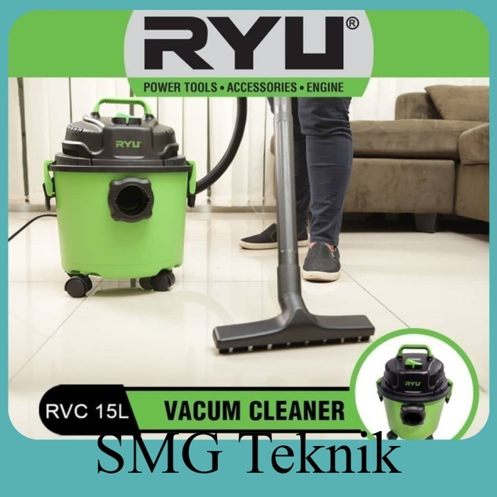 Berkualitas RYU VACUUM CLEANER 15 LITER RVC15 RVC 15 15L DRY AND WET BASAH KERING JNL097