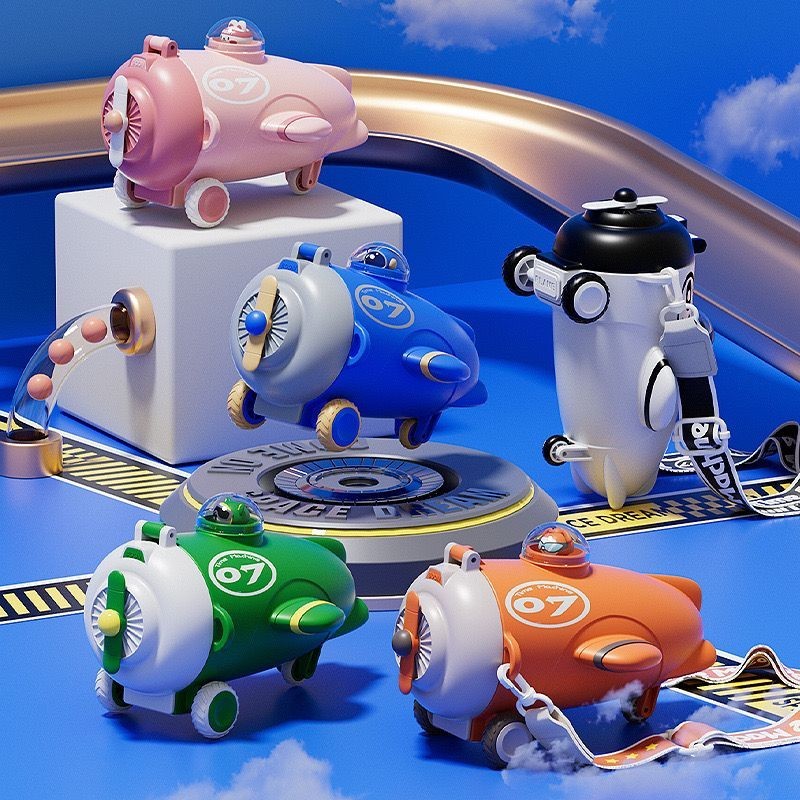 Botol Minum Pesawat 500ml / Botol Minum Airbus 500ml Tritan / Botol Minum Viral / Botol Minum Anak S