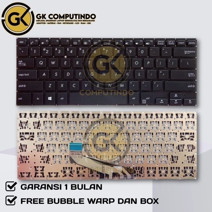 Keyboard Asus VivoBook Flip 14 TP401 TP401M TP401MA TP401U TP401UA