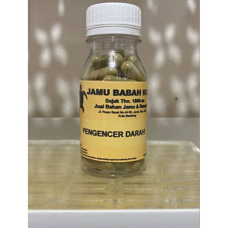 

Hemat Beli 2 Botol Jamu Babah Kuya - Pengencer Darah (50 Kapsul) Herbal