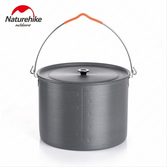 COOKING POT 10L WITH HANDLE NATUREHIKE NH19CJ003