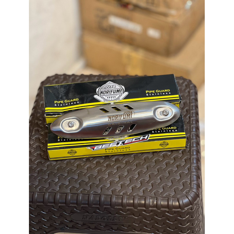 PIPE GUARD KLX NORIFUMI (TAMENG LEHERAN KNALPOT) ORIGINAL NORIFUMI
