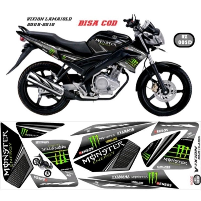 Striping Vixion 2007-2011 / Decal Vixion / Variasi Vixion