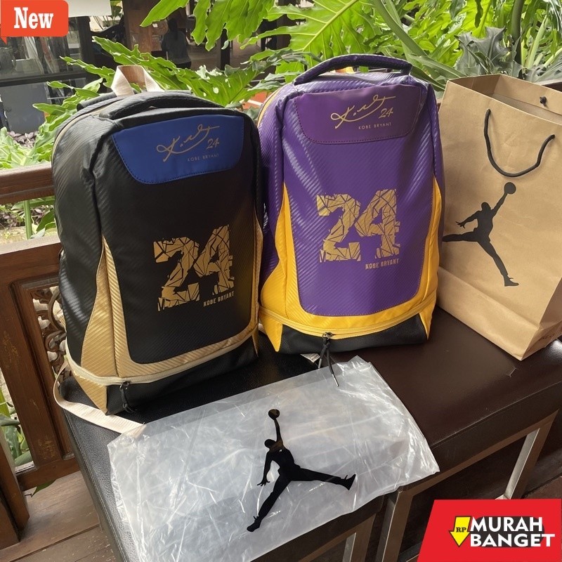 Tas Ransel Pria Kekinian BACKPACK BAGPACK JORDAN NOKE 24 TRIBUTE TO KOBE BRYANT / TAS NOKE JORDAN KO
