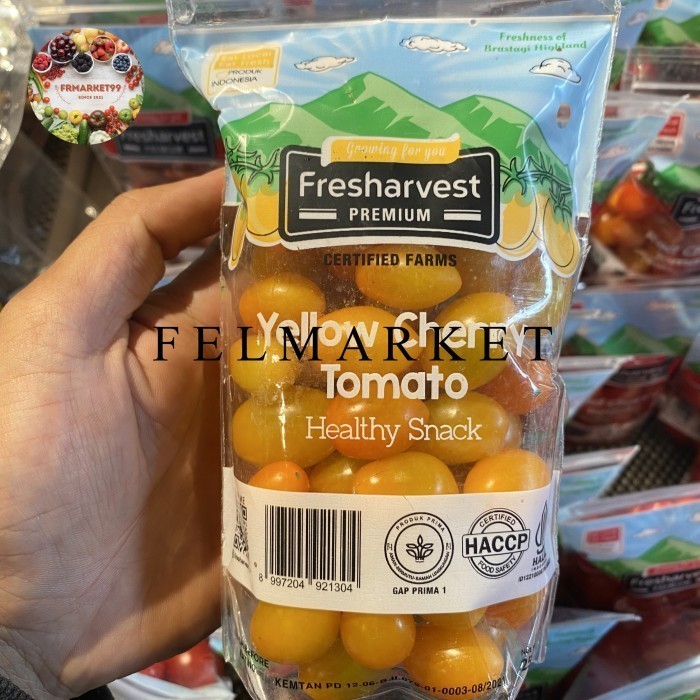 

Tomat Cherry Yellow Fresh / Yellow Cherry Tomato Healthy Snack / 250 grm