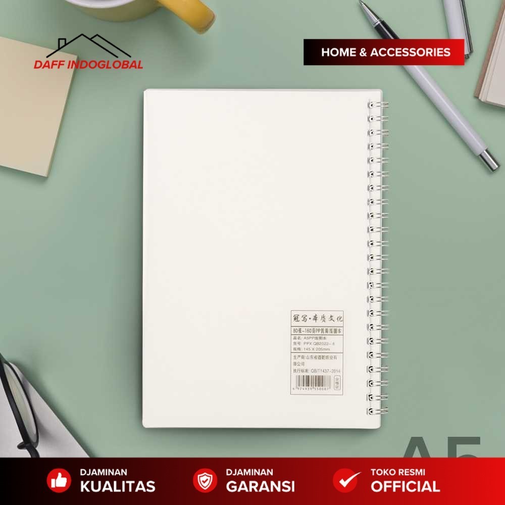 

Original JIANWU Buku Binder Catatan Jurnal Harian Notebook Ukuran A5 - S2526
