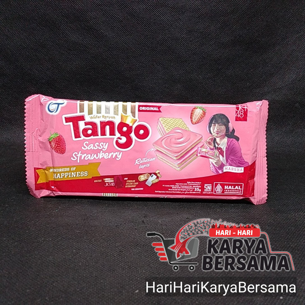 

TANGO WAFER SASSY STRAWBERRY JAM 35GR