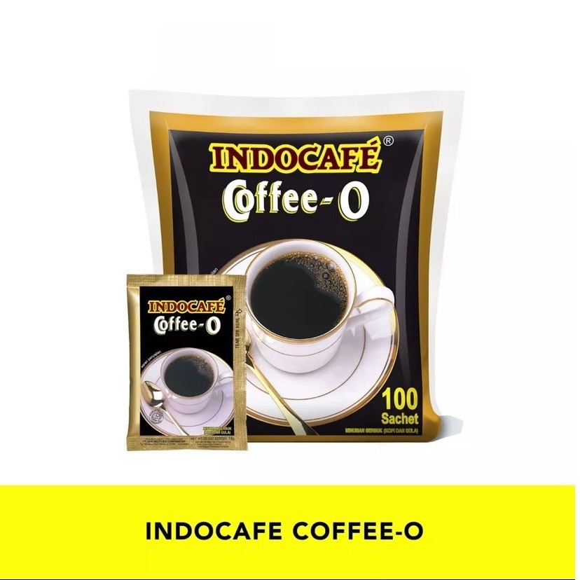 

Kopi Hitam Asli Indocafe Coffee-O (100 sachet)