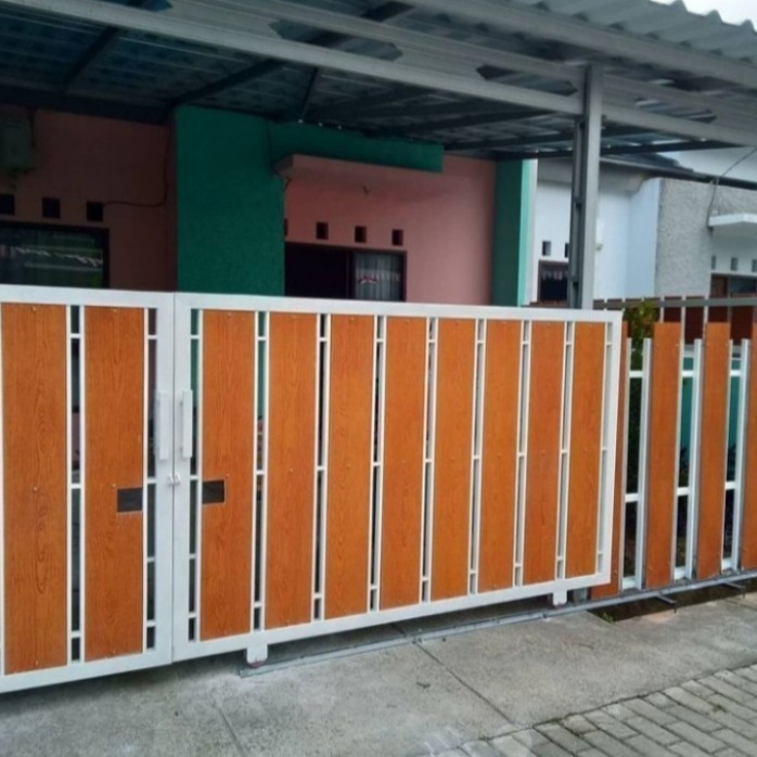 pagar minimalis murah kombinasi grc