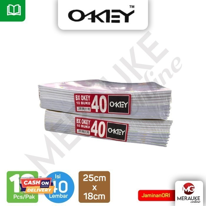 

✨LARIS✨ -Buku Tulis Boxy Kiky OKEY 40 Lembar