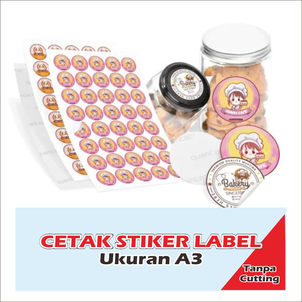 

CETAK STIKER LABEL UKURAN A3 stiker label stiker label makanan stiker label custom stiker label nama