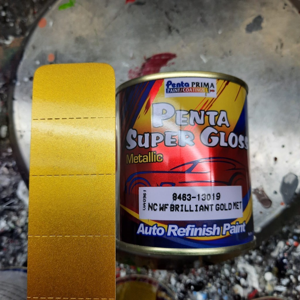 

cat penta super gloss metallic nc wf brilliant gold met 13019 ( 200g - 1kg )