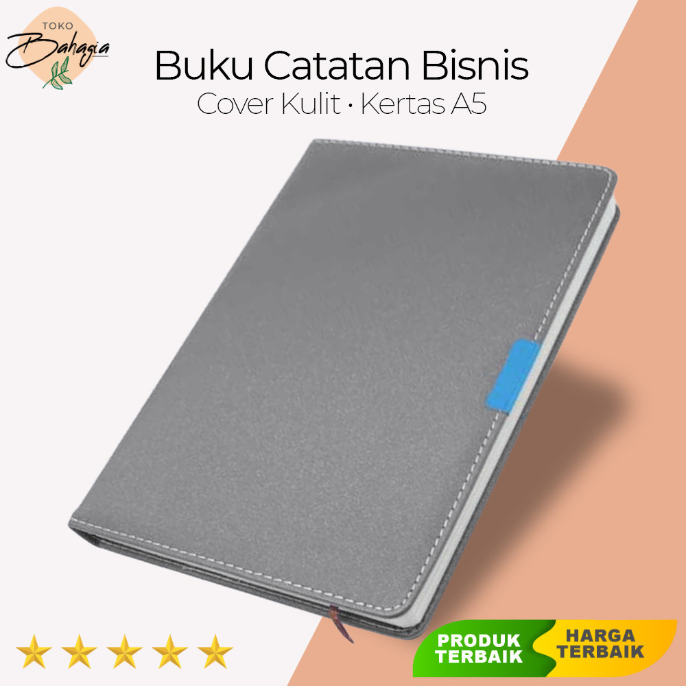 

Buku Catatan Bisnis Cover Kulit Kertas A5