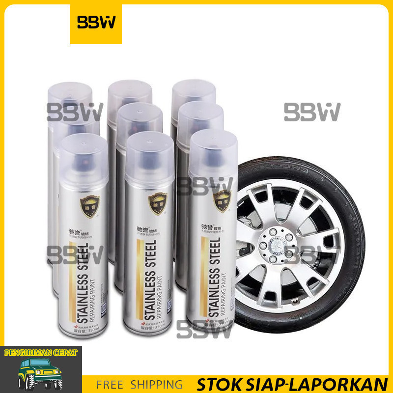 

BBW 350ML Cat Semprot Chrome Sapporo Chrome Spray Paint Anti Karat Warna Stainless