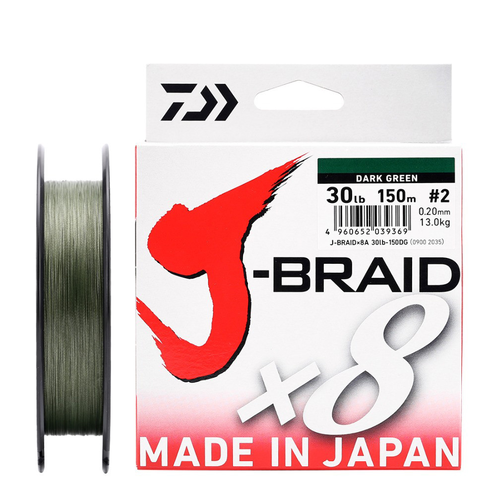 J-BRAID GRAND Original 8 Braided Fishing Line Length 150M 300M 10-60lb PE Line Fishing Tackle Braide