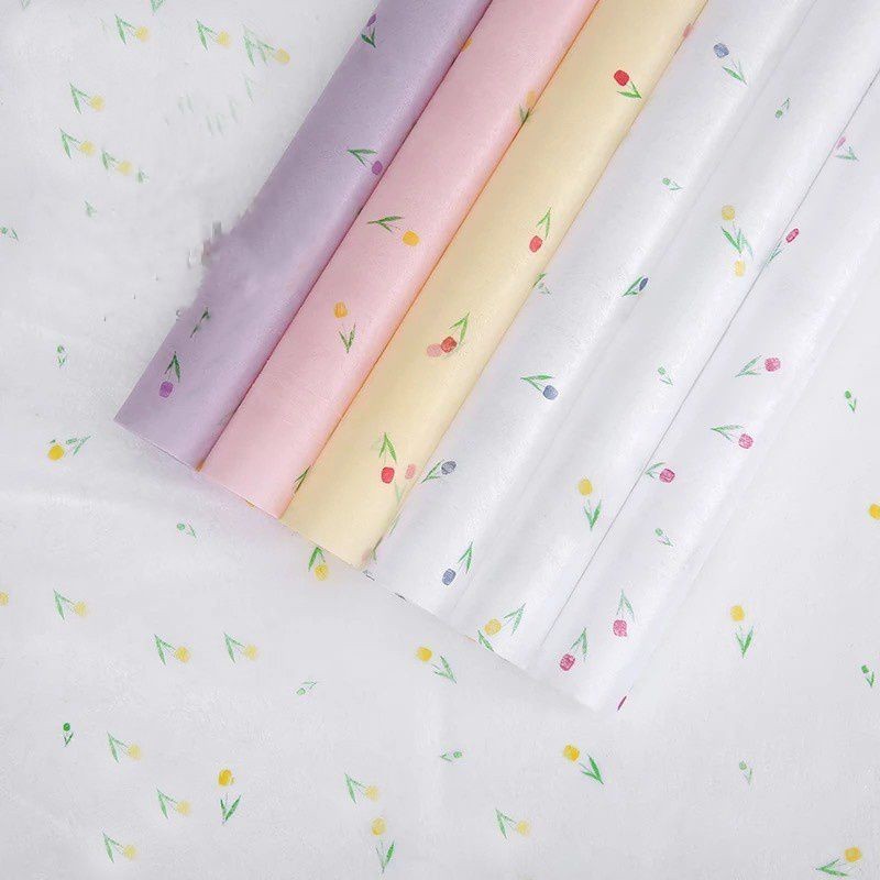 

[ , ] 1 Lembar Kertas Tissue Motif Bunga / Tisu Kertas Bunga Rangkaian