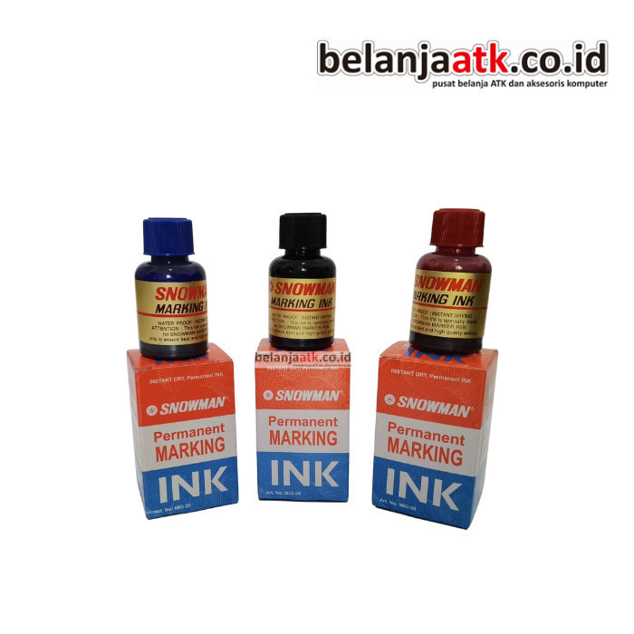 

Tinta Spidol Permanen Snowman 25 Ml