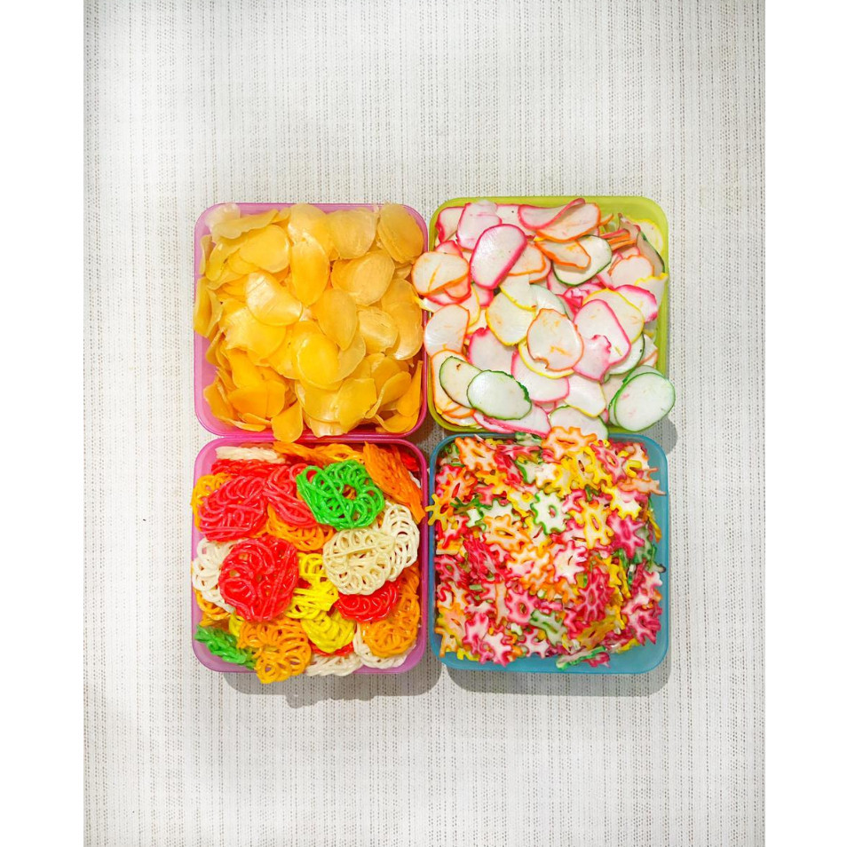 

BESTCHOICE Kerupuk Warna Warni Kerupuk Seblak 100 gr