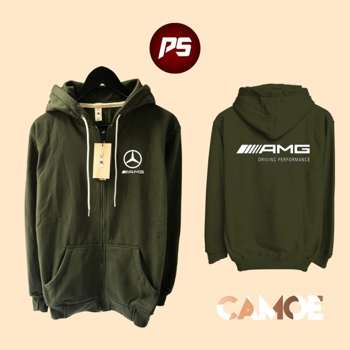 Jaket Hoodie Zipper Mercy AMG Driving Performance Mercedes Benz
