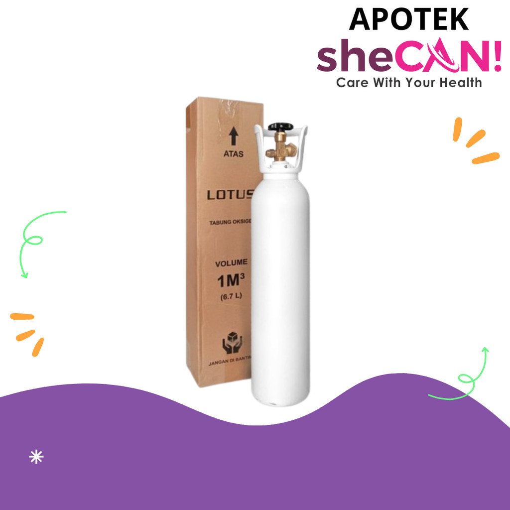 Tabung Oksigen 1M3 LOTUS (TABUNG ONLY)