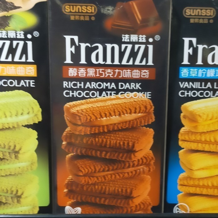 

franzzi rich aroma dark chocolate cookie 115gr Biscuit biskuit