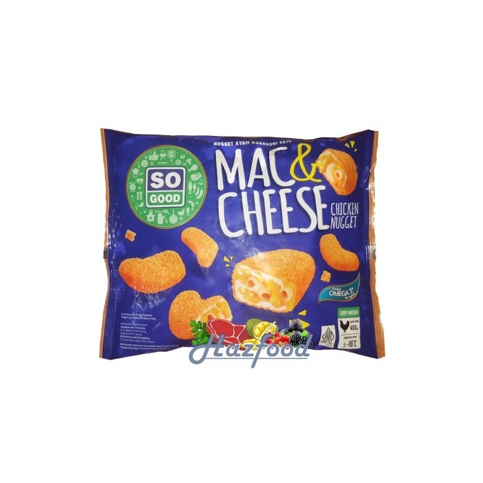 

Mac & Cheese Chicken Nugget So Good 400 Gr Naget Ayam Makaroni Keju
