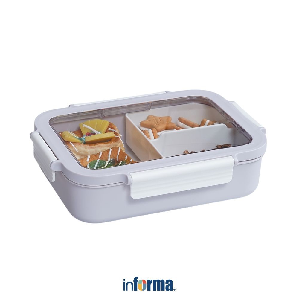 

Informa Appetite 1.32 ltr Cara Kotak Makan 3 Sekat - Abu-abu lunch box food grade food box kotak bekal makan wadah makanan