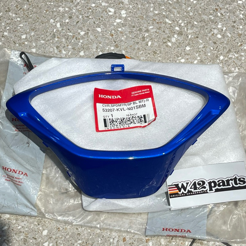 COVER GARNIS LIST SPEEDOMETER SUPRA X125 X 125 SERIES LAMA BATMAN BIRU ORIGINAL AHM 53207 KVL N01SBM