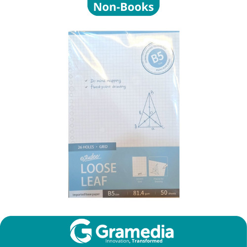 

[Gramedia Cijantung] Estudee Loose Leaf Premium - Grid B5