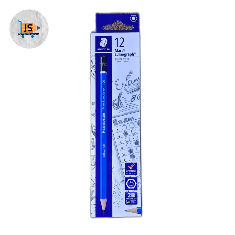 

Pensil / Pencil 2B Staedtler / Stedler / Staetler / stetler