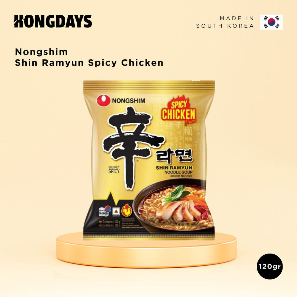 

Nongshim Shin Ramyun Spicy Chicken 120g - HONGDAYS