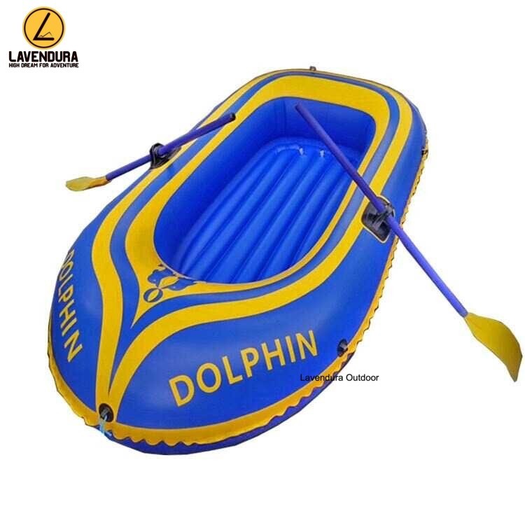 Perahu Karet Inflatable Boat 2 Orang Blue Perahu Karet Mancing Inflatable Fishing Boat 2 Person Fish