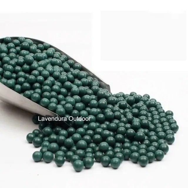 Peluru Ketapel Slingshot Ammo Hard Mud Balls 10mm 8mm 9mm 100 PCS Green peluru ketapel survival