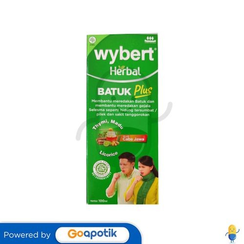 

Wybert Herbal Batuk Plus Syrup 100 Ml