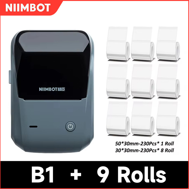 

Niimbot B1 Mini Portable Thermal Printer Self-Adhesive Sticker Label Maker Pocket Printer Labeling Machine Bluetooth Niimbot